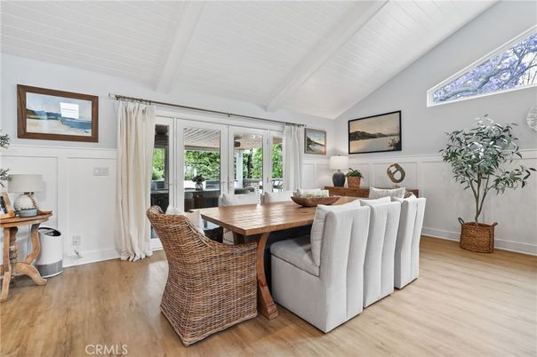 Dining room, Interior, Wood Texture Flooring