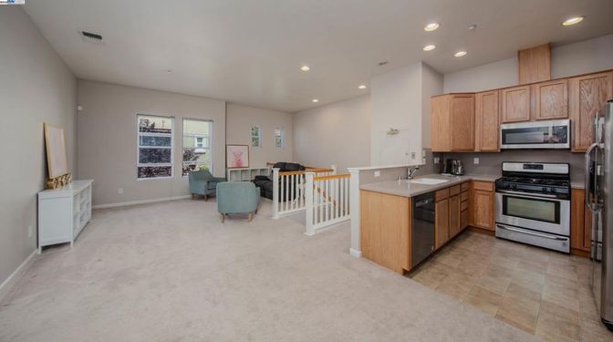 Interior, Kitchen, Recessed Lighting, Stainless Steel Appliances
