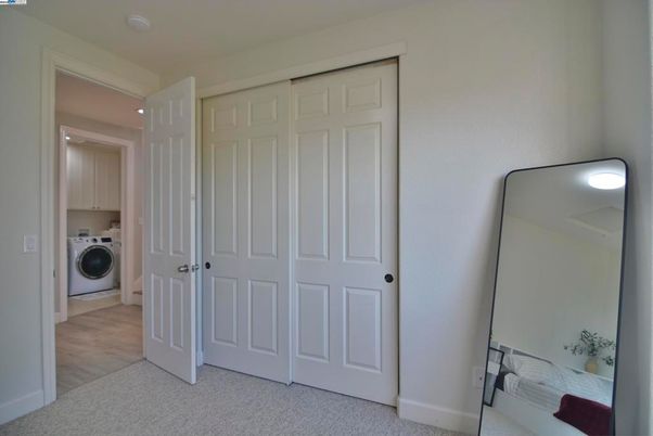 Interior, Recessed Lighting, Utility Closets, Washer, Wood Texture Flooring