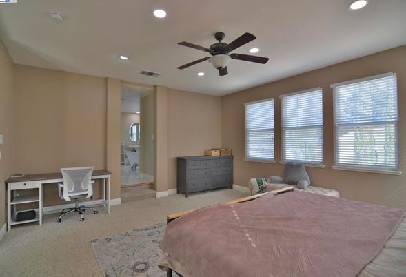 Bedroom, Home Office, Interior, Recessed Lighting