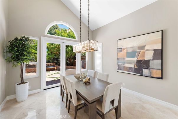 Dining room, Interior, Pendant Lights