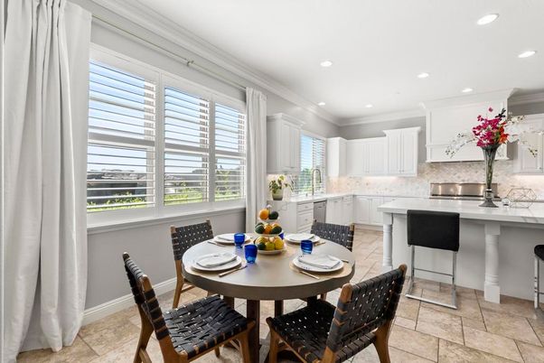 Dining room, Interior, Kitchen, Recessed Lighting