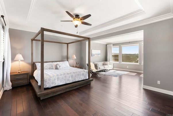 Bedroom, Interior, Wood Texture Flooring