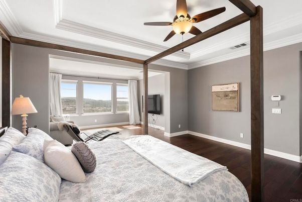 Bedroom, Interior, Wood Texture Flooring