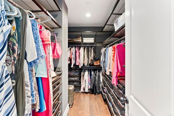 Interior, Recessed Lighting, Walk-in Closets, Wood Texture Flooring