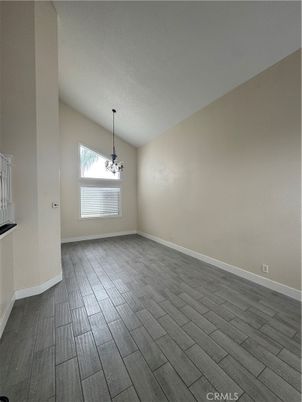 Chandelier, Empty room, Interior, Wood Texture Flooring