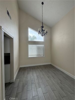 Chandelier, Empty room, Interior, Wood Texture Flooring