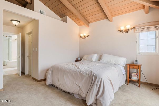 Bedroom, Interior, Wooden Beams, Wooden Ceilings