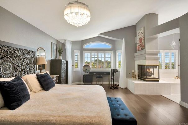 Chandelier, Fireplace, Interior, Wood Texture Flooring