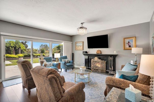 Chandelier, Fireplace, Interior, Living room, Wood Texture Flooring