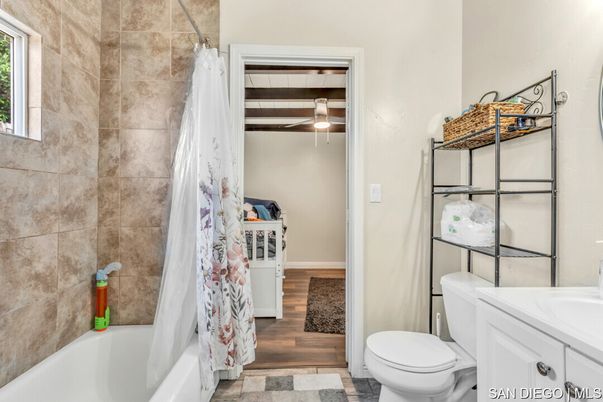 Bathroom, Interior, Wood Texture Flooring