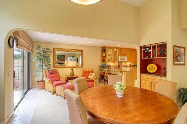 Dining room, Interior, Kitchen, Living room, Recessed Lighting