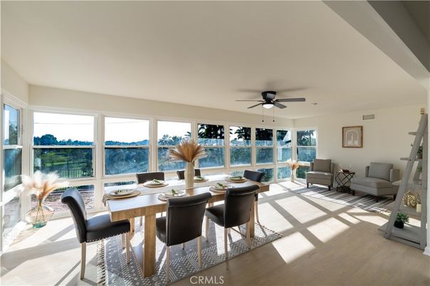 Dining room, Interior, Wood Texture Flooring