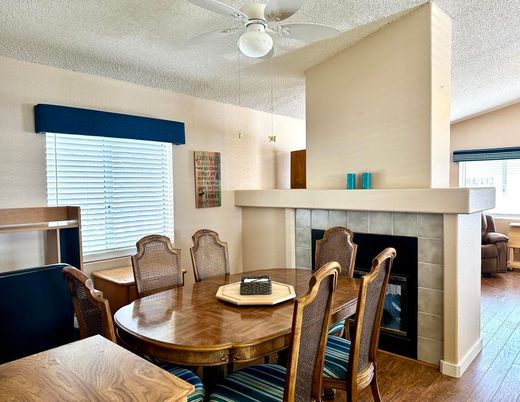 Dining room, Fireplace, Interior, Wood Texture Flooring
