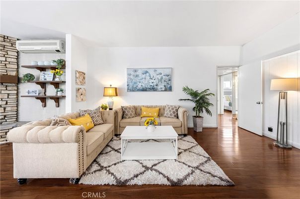 Interior, Living room, Stone Walls, Wood Texture Flooring