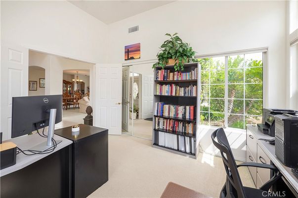 Chandelier, Home Office, Interior
