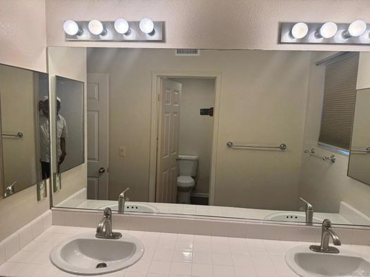 Bathroom, Dual Sink Vanities, Interior, Tile Countertops