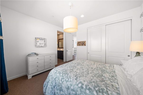 Bedroom, Interior, Pendant Lights, Recessed Lighting