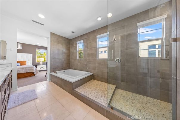 Bathroom, Bedroom, Glass Shower, Interior, Recessed Lighting