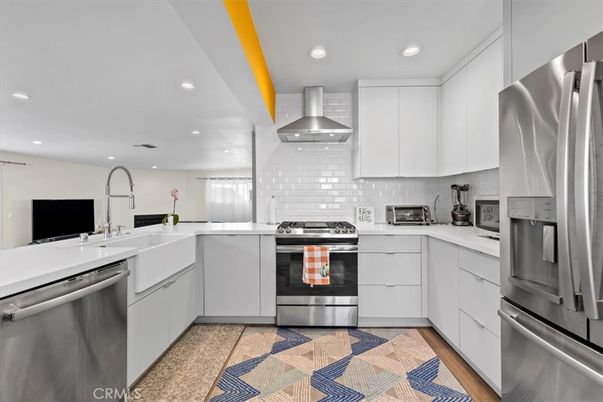 Interior, Kitchen, Recessed Lighting, Stainless Steel Appliances