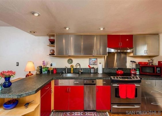 Interior, Kitchen, Recessed Lighting, Stainless Steel Appliances