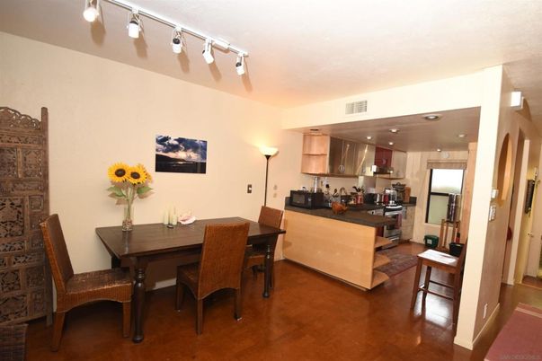 Dining room, Interior, Kitchen, Living room, Recessed Lighting, Stainless Steel Appliances