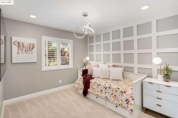 Bedroom, Interior, Pendant Lights, Recessed Lighting