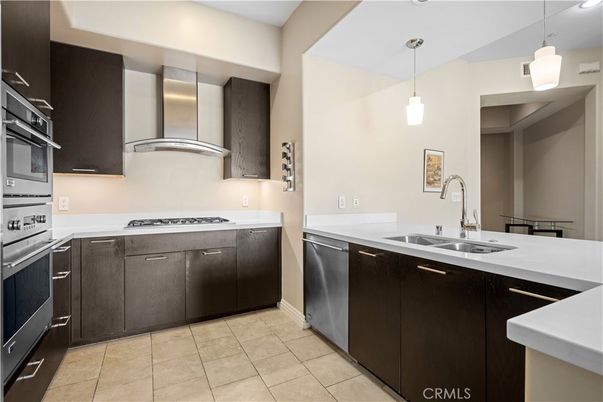 Interior, Kitchen, Pendant Lights, Stainless Steel Appliances