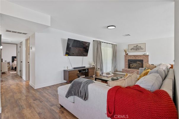 Fireplace, Interior, Living room, Wood Texture Flooring