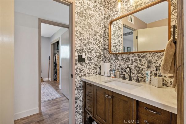 Bathroom, Interior, Wood Texture Flooring