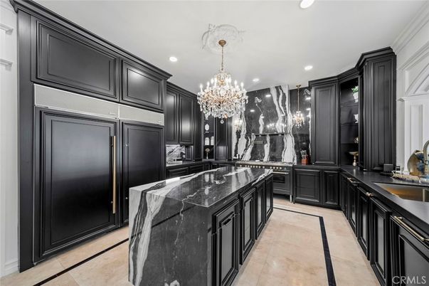 Chandelier, Interior, Kitchen, Recessed Lighting