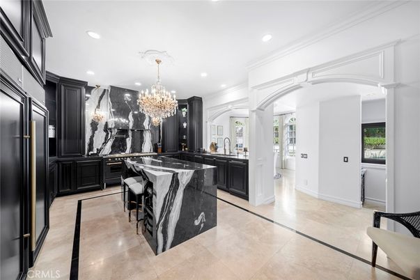 Chandelier, Interior, Kitchen, Recessed Lighting
