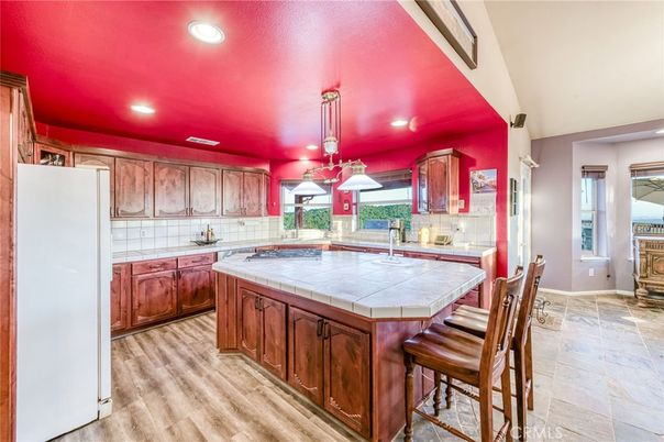 Interior, Kitchen, Pendant Lights, Recessed Lighting, Tile Countertops
