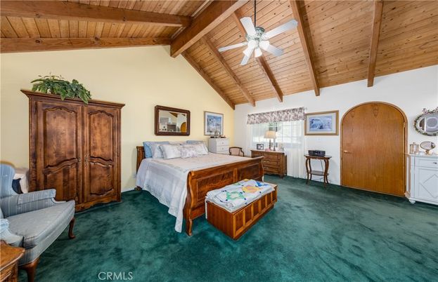 Bedroom, Interior, Wooden Beams, Wooden Ceilings