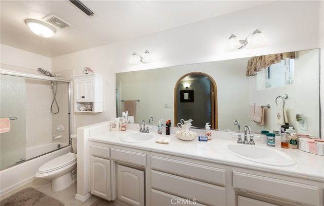 Bathroom, Dual Sink Vanities, Glass Shower, Interior