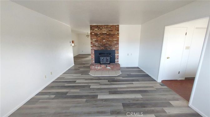 Fireplace, Interior, Stone Walls, Wood Texture Flooring
