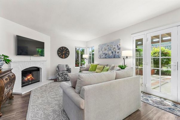 Fireplace, Interior, Living room, Wood Texture Flooring