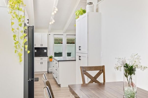 Interior, Kitchen, Pendant Lights, Wood Texture Flooring