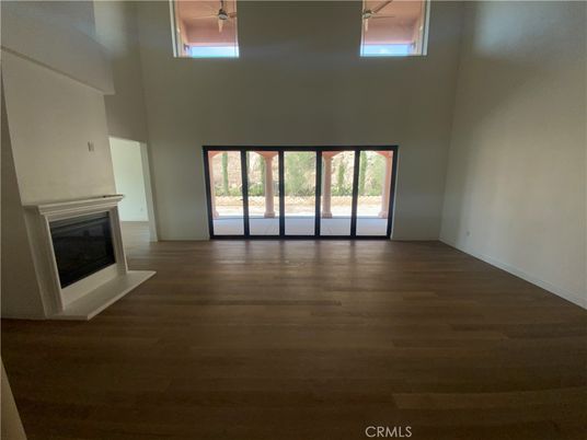 Empty room, Fireplace, Interior, Wood Texture Flooring