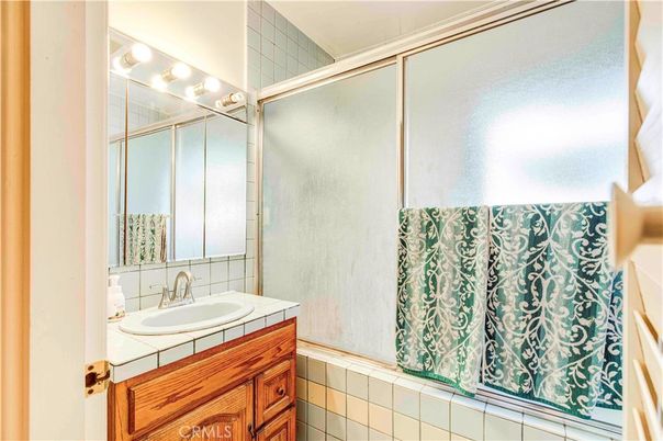 Bathroom, Glass Shower, Interior, Tile Countertops