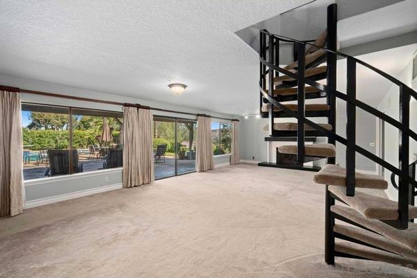 Empty room, Fireplace, Interior