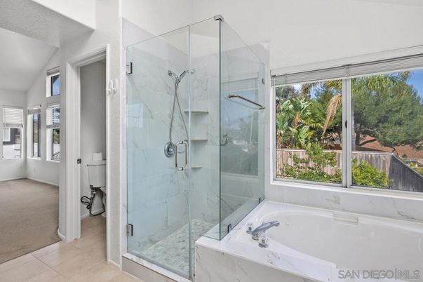 Bathroom, Glass Shower, Interior, Marble Walls