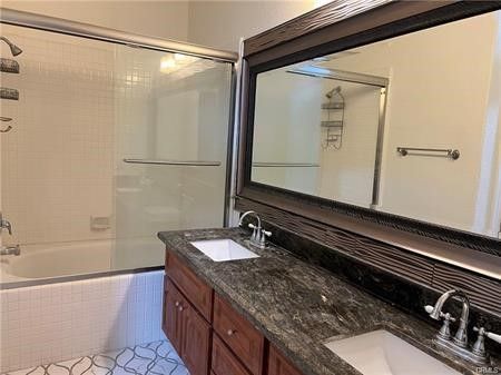 Bathroom, Dual Sink Vanities, Glass Shower, Interior