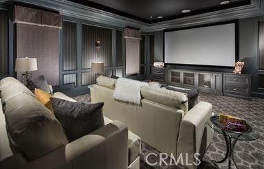 Interior, Projection Screen, Recessed Lighting, Theatre Room