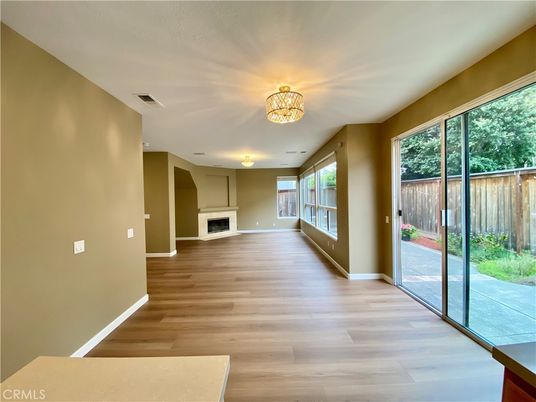 Fireplace, Interior, Wood Texture Flooring