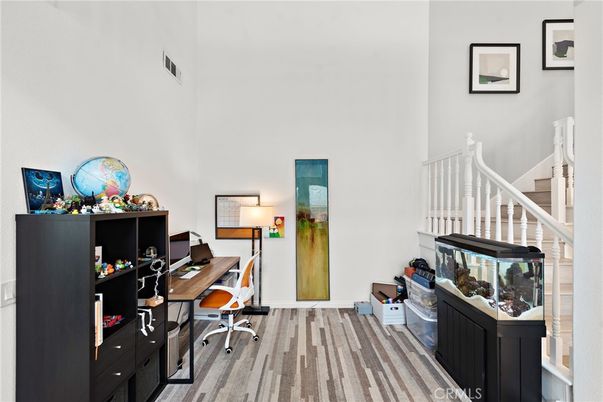 Home Office, Interior, Wood Texture Flooring