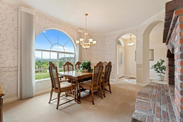 Chandelier, Dining room, Interior