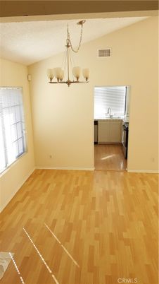 Chandelier, Empty room, Interior, Wood Texture Flooring