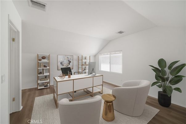 Home Office, Interior, Wood Texture Flooring