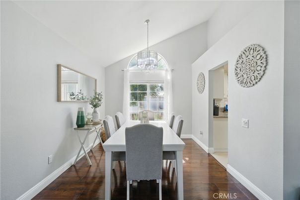 Chandelier, Dining room, Interior, Pendant Lights, Wood Texture Flooring